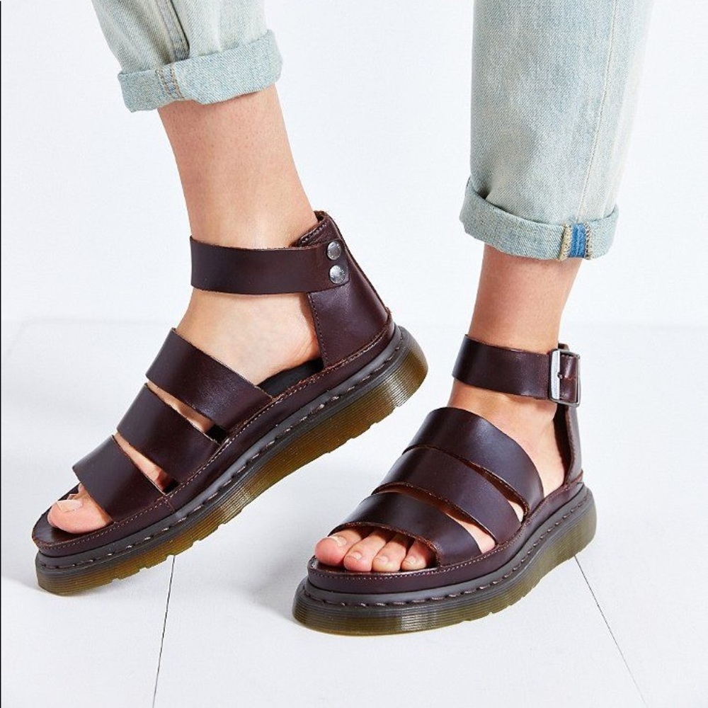 Doc Martens Clarissa Sandal size 38 oxblood